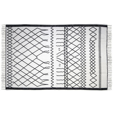 HSM Collection tapijt Borris - zwart/wit - 230x160 cm product
