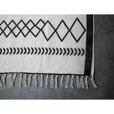 HSM Collection tapijt Borris - zwart/wit - 180x120 cm product
