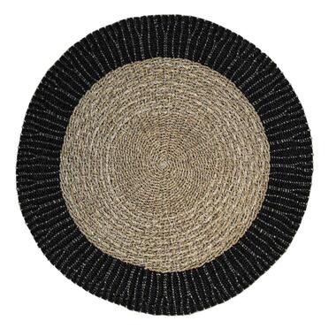 HSM Collection tapijt Seff - naturel/zwart - 150x150 cm product