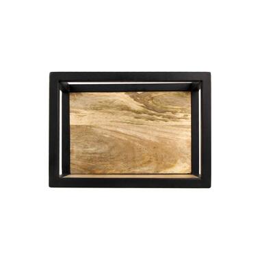 HSM Collection wandbox Levels - naturelkleur/zwart - 35x18x25 cm product