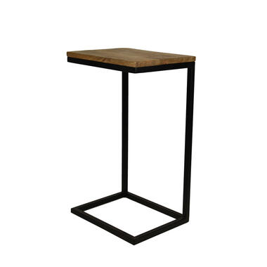 HSM Collection table d'appoint Read - couleur naturelle/noire - 38x30x65 cm product