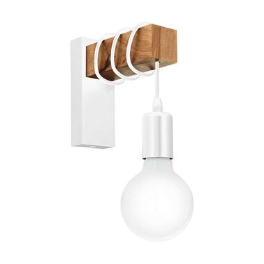 EGLO wandlamp Townshend - wit/eikenkleur product