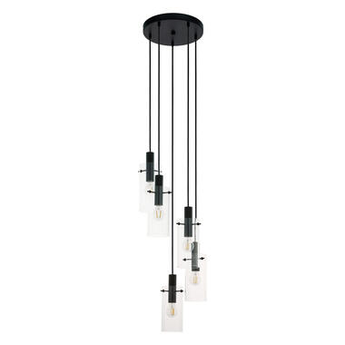 EGLO hanglamp Montefino 5-lichts - zwart product