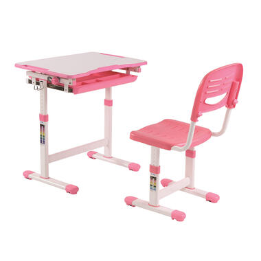 Vipack bureau enfant Comfortline avec chaise - rose - 66x47x54/76 cm product