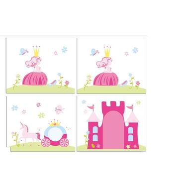 Vipack rideau de lit Princesse - rose - 235x140x0,5 cm product