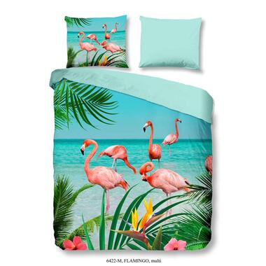 Pure dekbedovertrek Flamingo - veelkleurig - 240x200/220 cm product