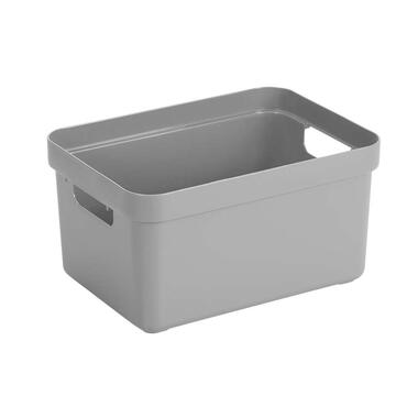 Sigma home boîte de rangement 13 litres - gris clair - 18,3x25,3x35,2 cm product