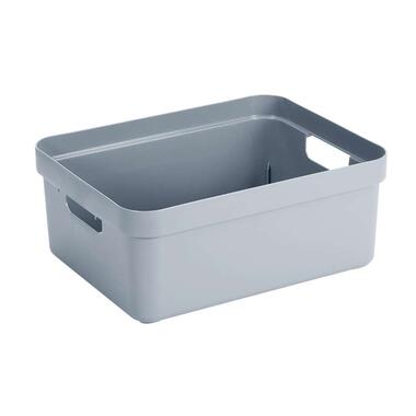 Sigma home boîte de rangement 24 litres - gris-bleu - 18,3x35,4x45,3 cm product