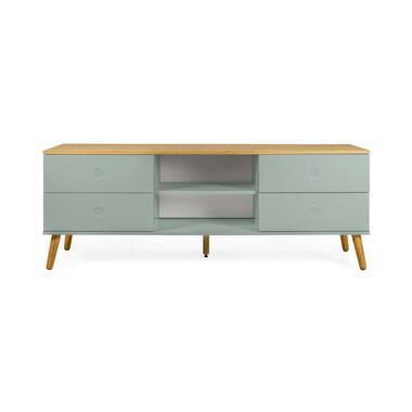 Tenzo tv-meubel Dot - groen/eikenkleur - 60x162x43 cm product