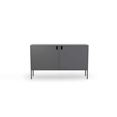 Tenzo dressoir Uno 2 portes - gris - 89x148x40 cm product