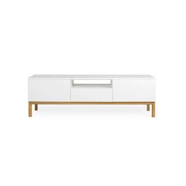 Tenzo meuble tv Patch - blanc/couleur chêne - 56x179x47 cm product