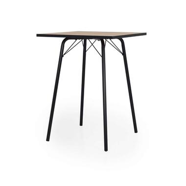 Tenzo table bar Flow - couleur chêne/noire - 105x80x80 cm product