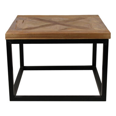 HSM Collection table de salon Jorn - couleur naturelle/noire - 40x55x55 cm product