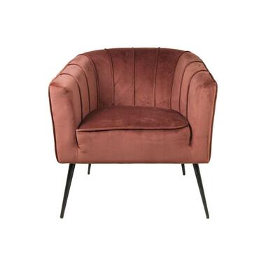 HSM Collection fauteuil Chester - fluweel - champagnekleur product