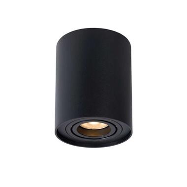 Lucide spot de plafond Tube arrondi - noir - Ø9,6x12,5 cm product
