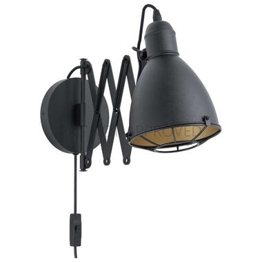 EGLO wandlamp Treburley - zwart/goudkleur product