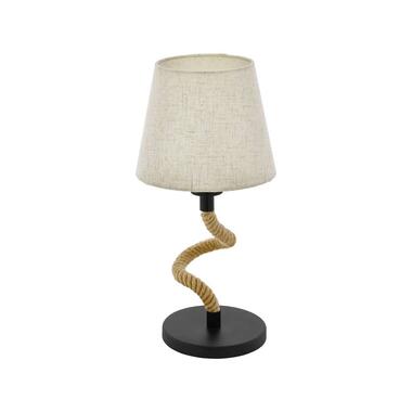 Lampe de table EGLO Rampside - noire/couleur bois product