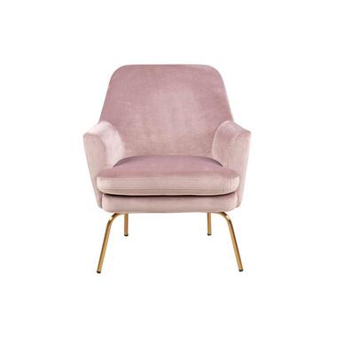 Fauteuil relax Ulla - velours - rose product