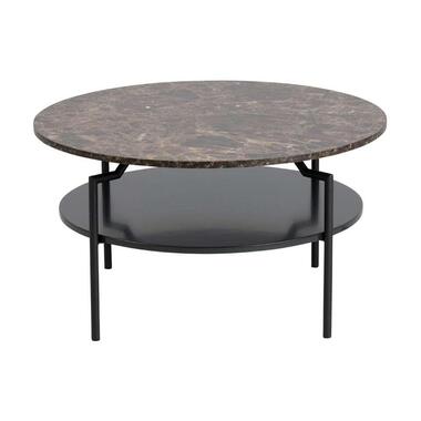 Table basse Soto - brune/noire - 45xØ80 cm product