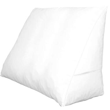 Taie d'oreiller Polydaun pour coussin de lit - blanche - 65x30 cm product