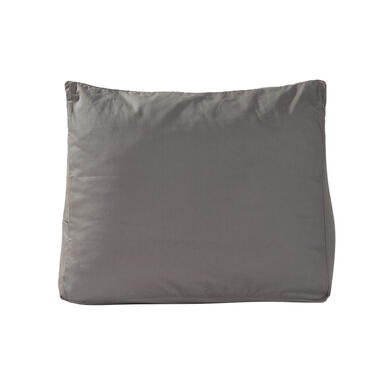 Taie d'oreiller Polydaun pour coussin de lit - couleur anthracite - 65x30 cm product