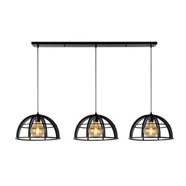 Lucide hanglamp Dikra 3 lampjes - zwart - Ø40 cm product