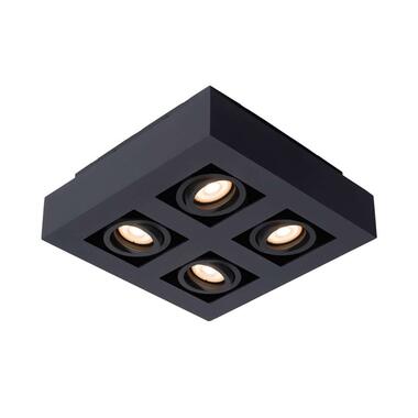 Lucide plafondspot Xirax 4 lampjes - zwart product