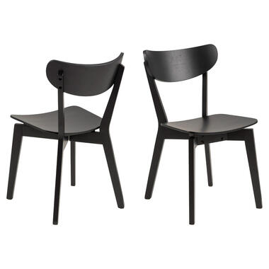Chaise de salle à manger Roxy - bois - noire (2 pièces) product
