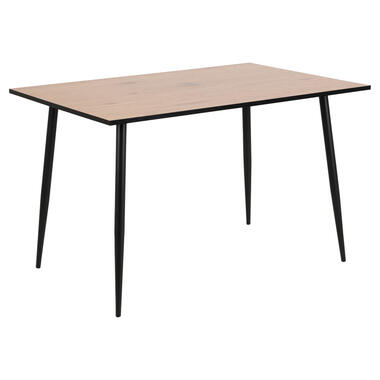 Table de salle à manger Viksmom - brune/noire - 75x120x80 cm product