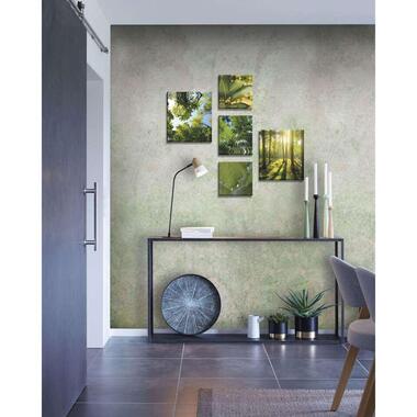 Wohnidee ensemble de 5 toiles Silence vert - vert - 60x80 cm product