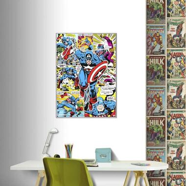 Art for the Home canvas Captain America Hero - veelkleurig - 50x70 cm product