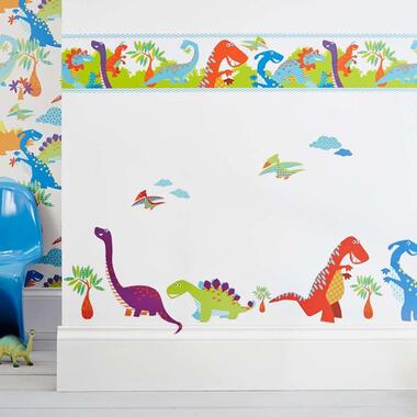 Art for the Home muurstickers Dinosaurus 2x - veelkleurig - 25x75 cm product