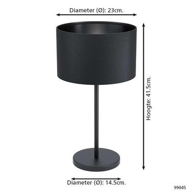 EGLO tafellamp Maserlo - zwart product