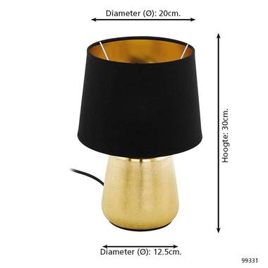 EGLO lampe de table Manalba - couleur or/noir product