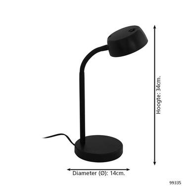EGLO lampe de table Cabales - noire product