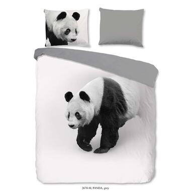 Pure dekbedovertrek Panda - grijs - 140x200/220 cm product