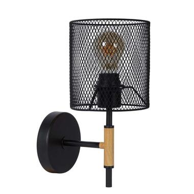 LUCIDE WANDLAMP BASKETT E27 ZWART product