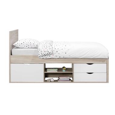 Bed Tempo incl. bedverhoger - eikenkleur - 90x200 cm product