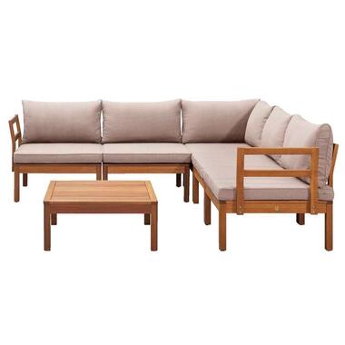 Le Sud modulaire loungeset Orleans V2 - taupe - 6-delig product