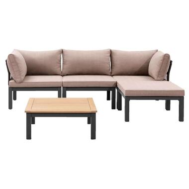 Le Sud modulaire loungeset Ardeche V1 - taupe - 5-delig product