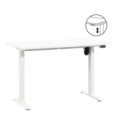 Bureau assis/debout Homeworx réglable électriquement – blanc/blanc - 75/118x120x70 cm product