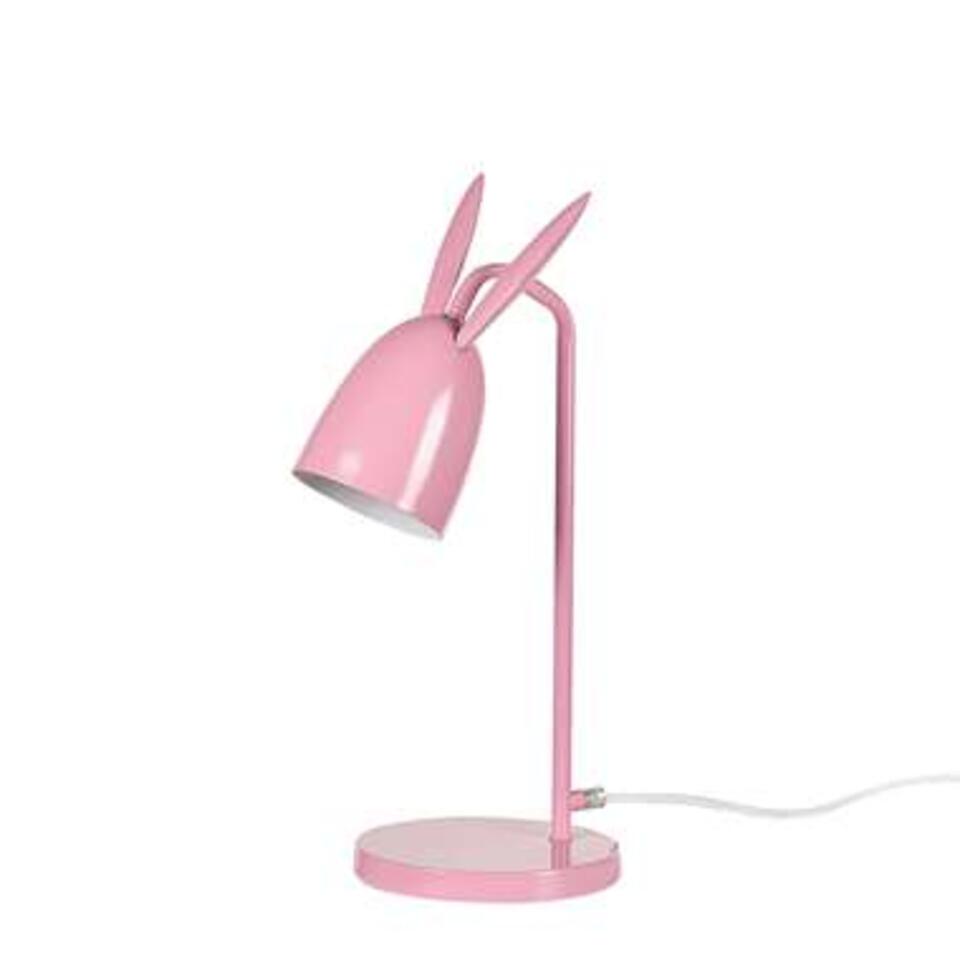 boter Gronden Grit Beliani bureaulamp rabbit-roze ijzer | Leen Bakker