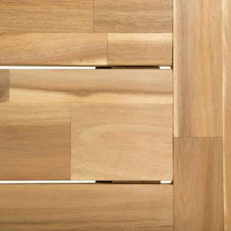 Beliani tuintafelset SCANIA - lichte houtkleur acaciahout
