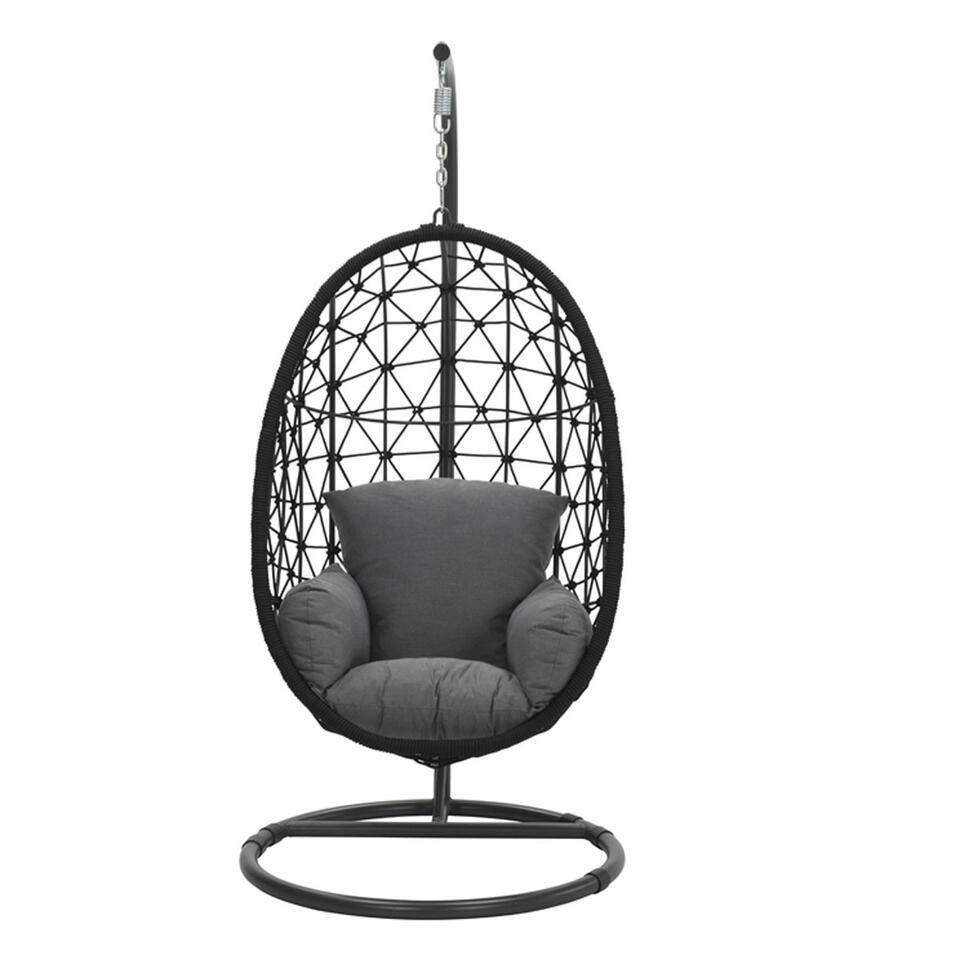 alledaags Komst grijs Garden Impressions Hangstoel Panama hangstoel ei - rope zwart | Leen Bakker