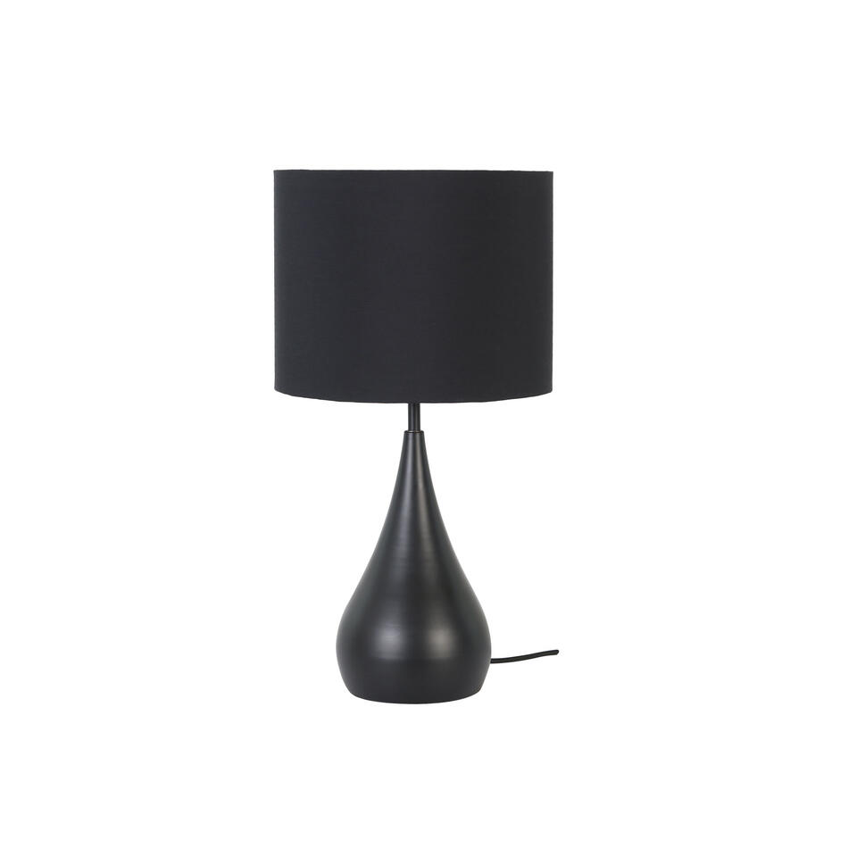 Lampe design noir et argent D 50 cm RALF, Lampes à poser