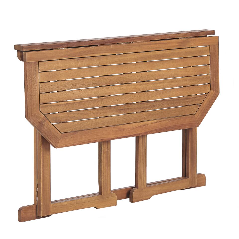 Ensemble de Balcon d'Angle Bois Clair en Acacia …