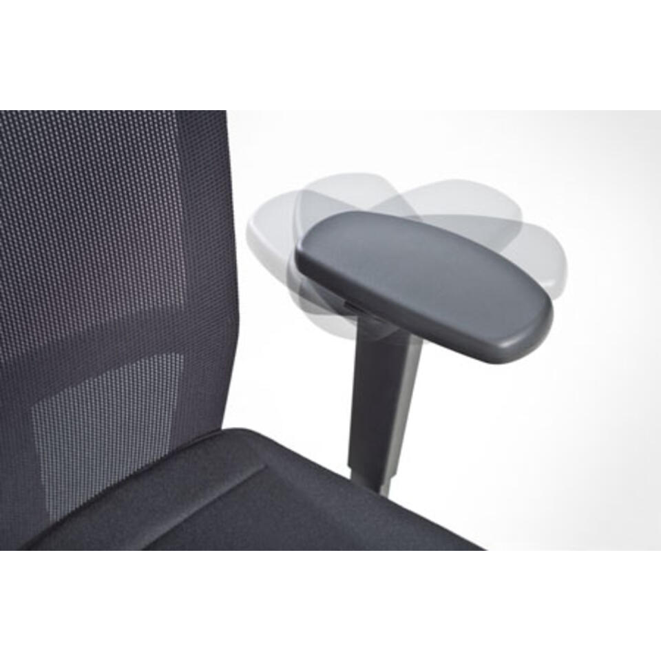 Prosedia bureaustoel Se7en Flex Net 3496 NPR - Zwart