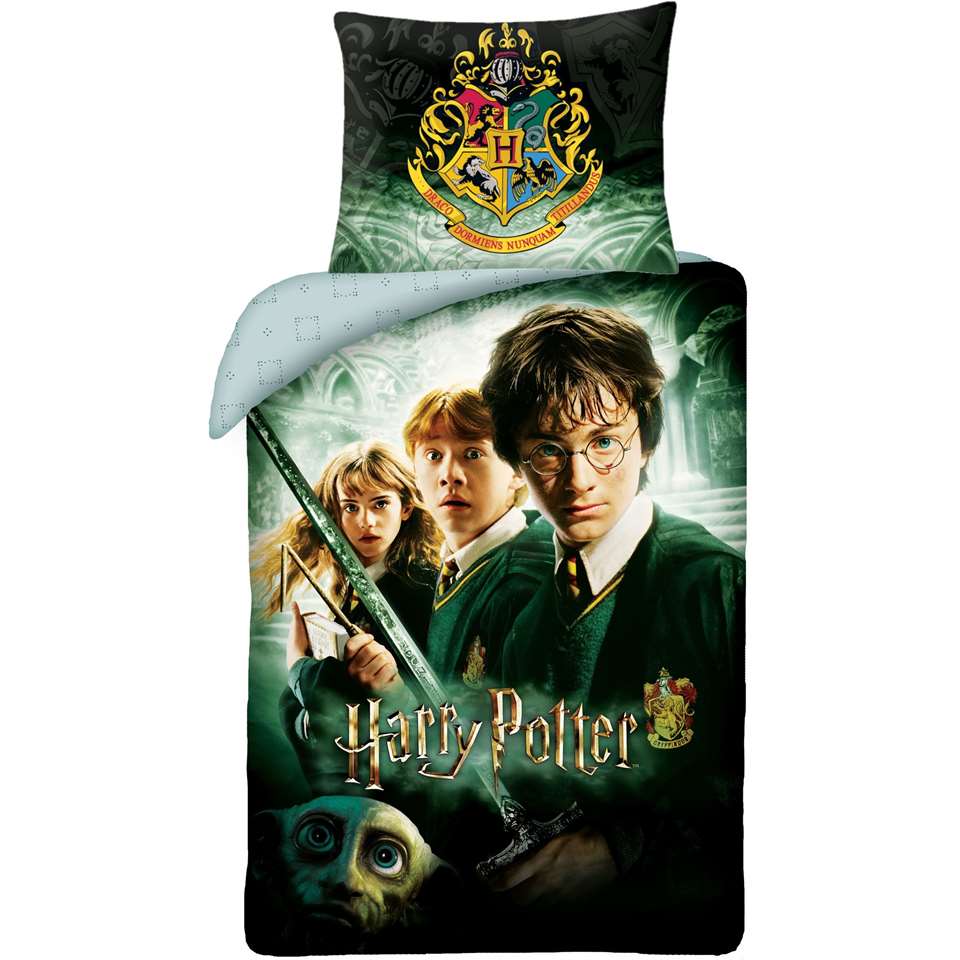 pijn doen Agnes Gray Enzovoorts Harry Potter Dekbedovertrek Dobby - Eenpersoons - 140 x 200 cm - Katoen |  Leen Bakker