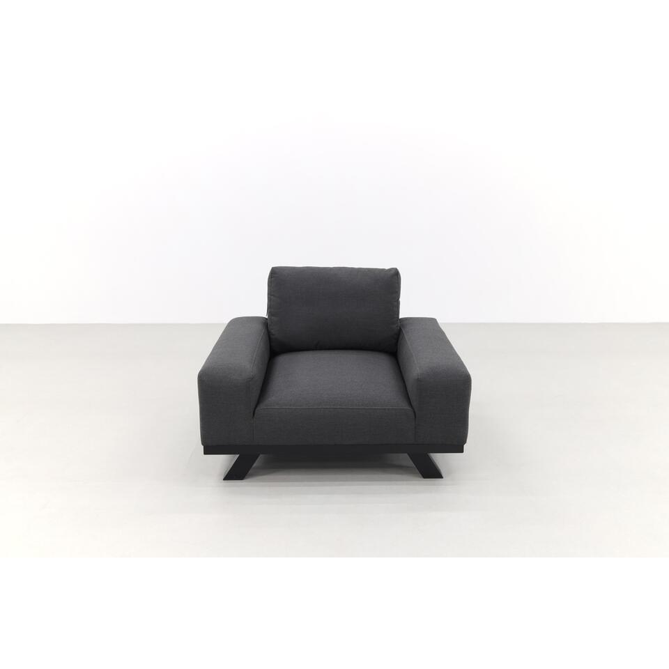 VDG Barcelona/Royalty Sunbrella loungeset - Sooty + stoel