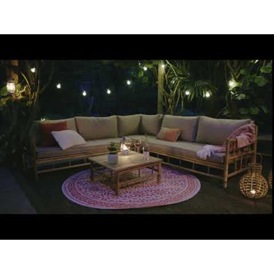 BAMBOO LOUNGESET INCL COUSSINS